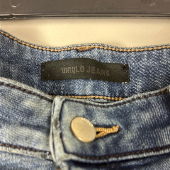 Uniqlo Heattech Blue Skinny Jeans High-Rise Size 30X32 - Picture 2 of 10